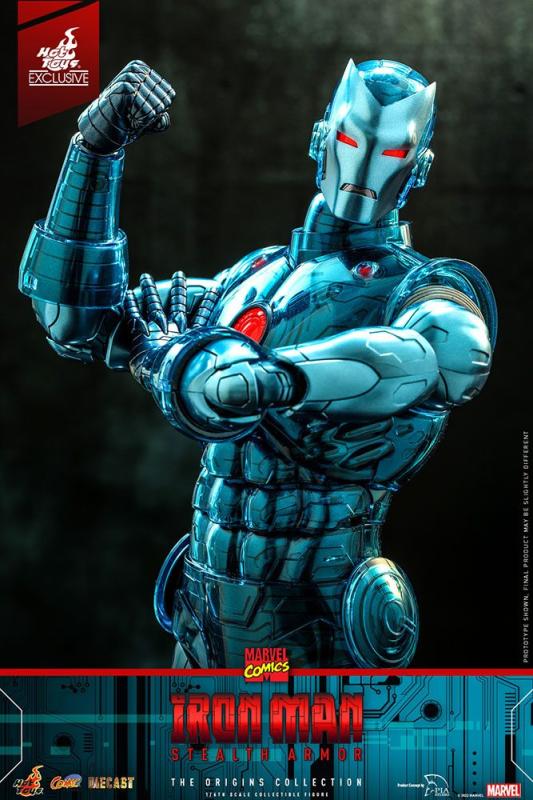 Marvel Comics Diecast Action Figure 1/6 Iron Man (Stealth Armor) Hot Toys Exclusive 33 cm