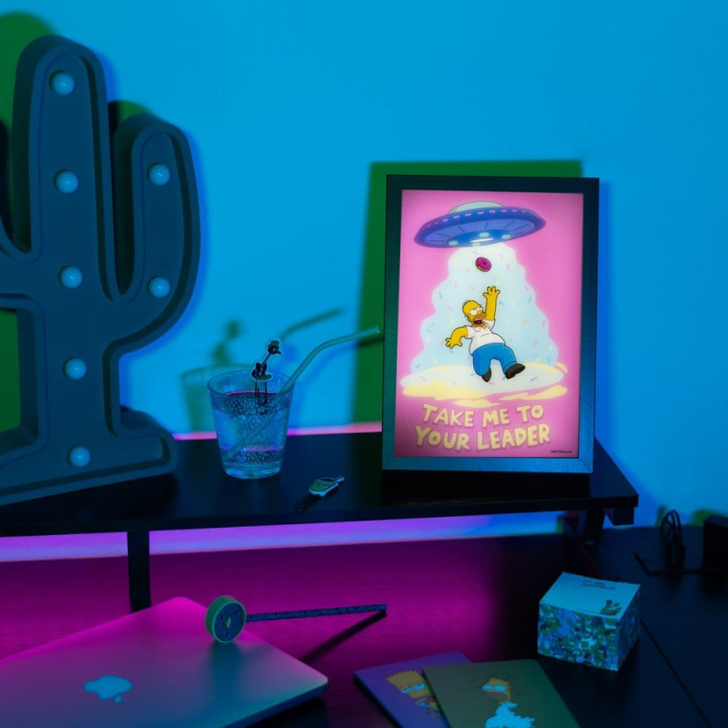 The Simpsons Framed LED Poster 20 x 28 cm 2