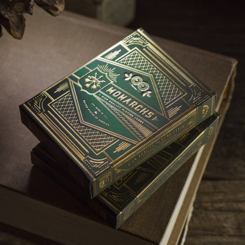 Theory 11 Playing Cards Monarch Green 1