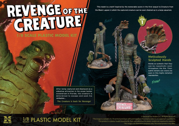 Revenge of the Creature Plastic Model Kit 1/8 Revenge of the Creature 28 cm (Reproduction) 6
