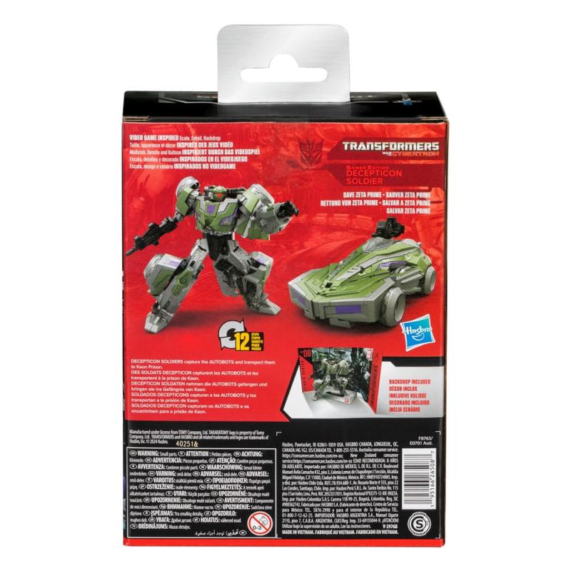 Transformers: War for Cybertron Studio Series Deluxe Class Action Figure Gamer Edition Decepticon So