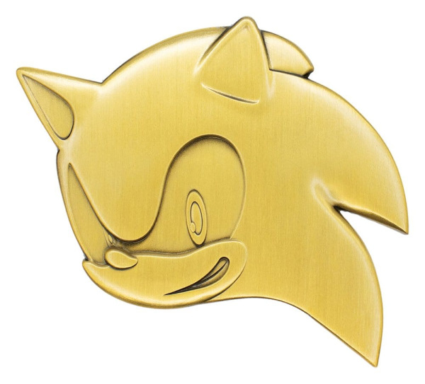 Sonic the Hedgehog Medallion Set 35th Anniversary Then & Now Limited Edition 2