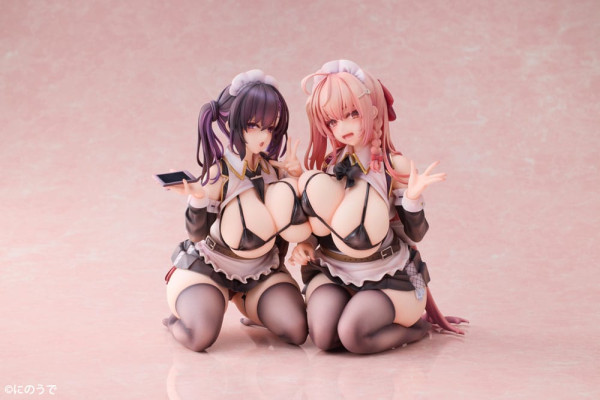 Original Character PVC Statues 1/5 2-Set Koho Miya & Otsuhane Fuwari illustration by Ninoude 18 cm 7