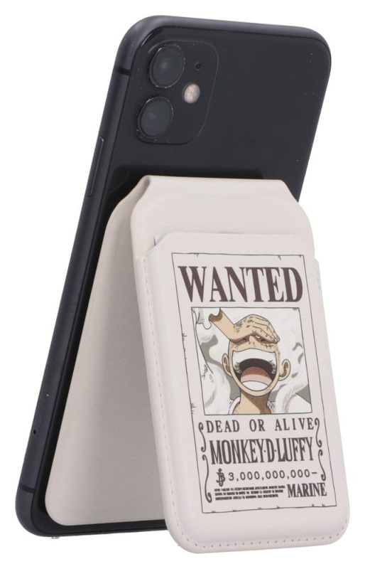 One Piece Card Holder Luffy Wanted Poster 10 cm 1