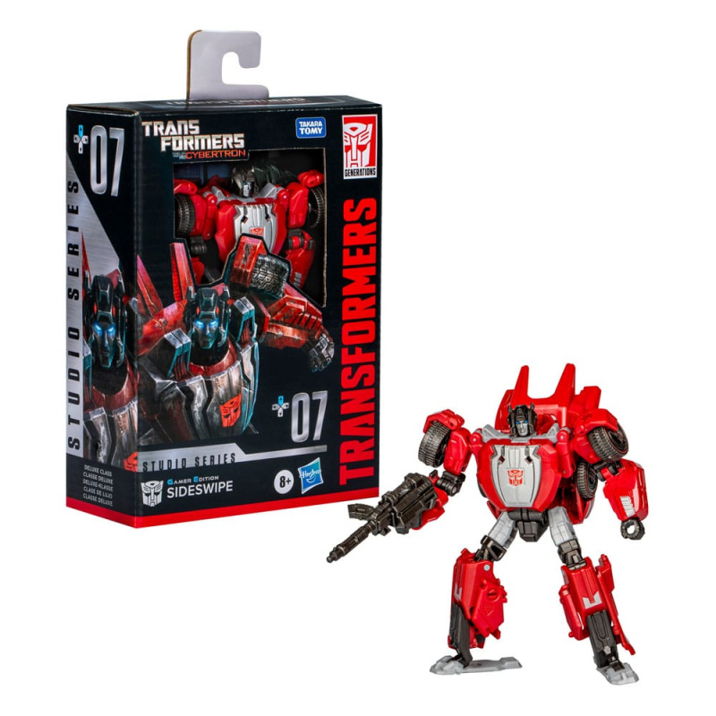 Transformers: War for Cybertron Studio Series Deluxe Class Action Figure Gamer Edition Sideswipe 11 9