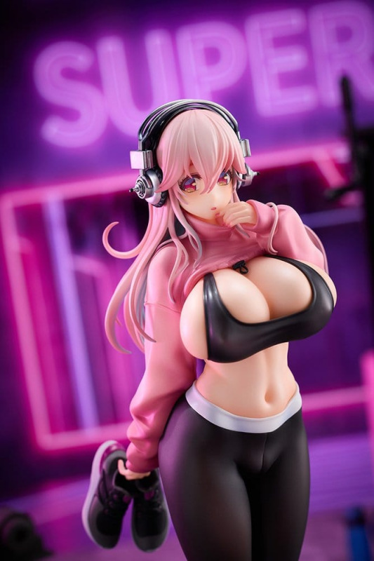 Super Sonico PVC Figure 1/6 Exercise Ver. 27 cm 3