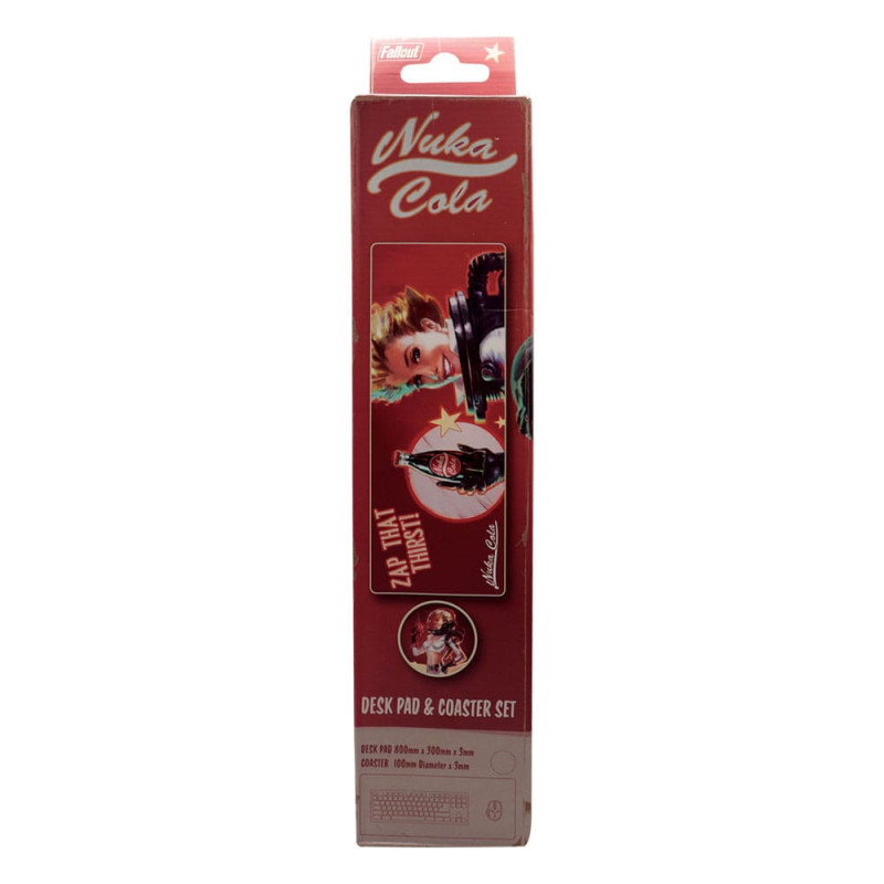 Fallout Desk Pad & Coaster Set Nuka-Cola 3