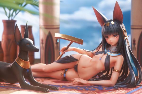 Original Illustration by Rurudo PVC 1/7 Short Break of Anubis 13 cm