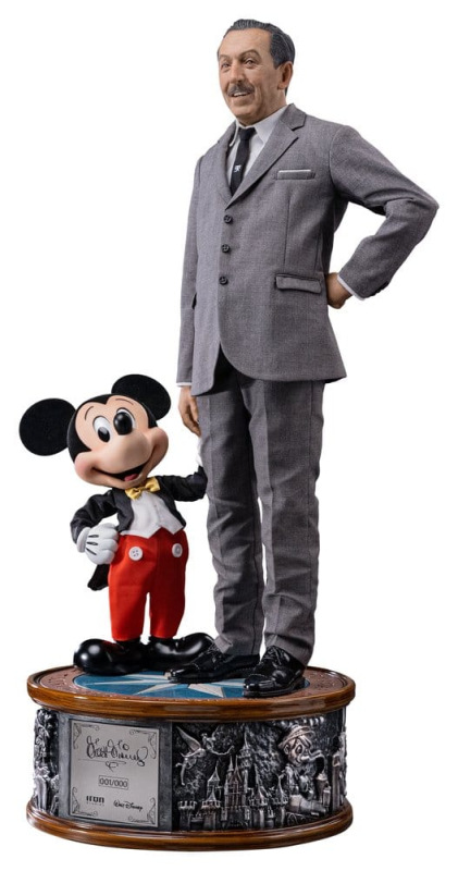 Disney Classics Legacy Replica Statue 1/4 Walt Disney & Mickey Mouse 59 cm 1