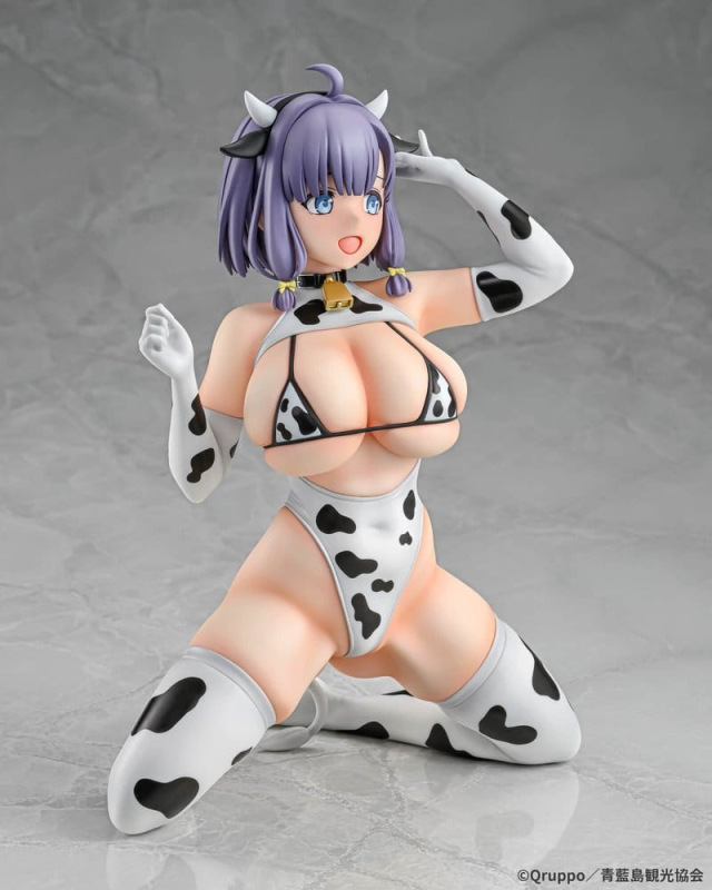 Nukitashi The Animation PVC Statue 1/5 Misaki Hotori Cow print costume 22 cm 12