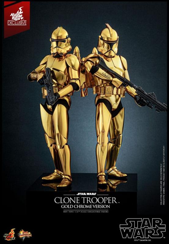 Star Wars Action Figure 1/6 Clone Trooper (Gold Chrome Version) Exclusive 30 cm 7