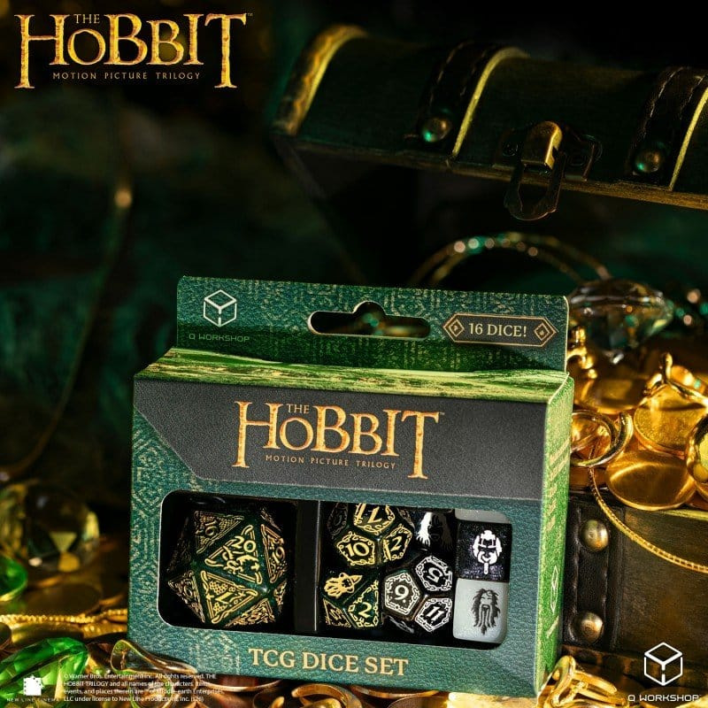 The Hobbit TCG Dice Set of 16 Verdant Grove 2