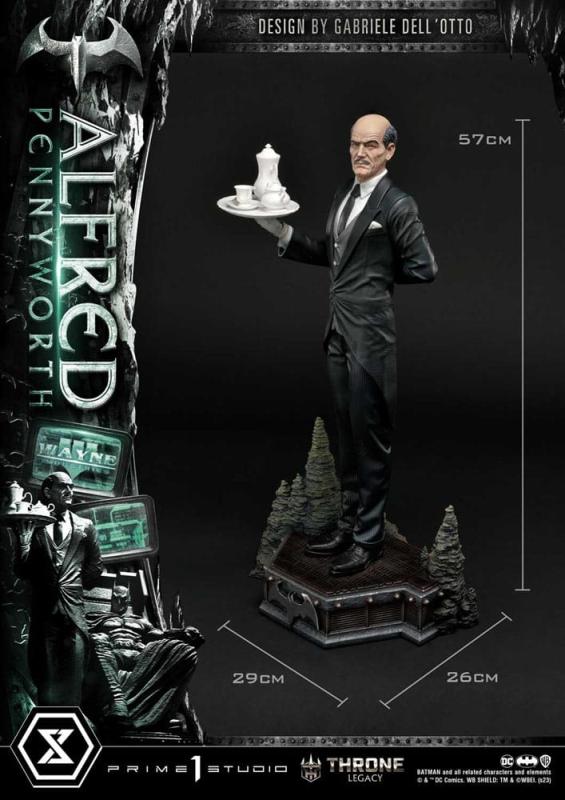 DC Comics Throne Legacy Series Statue Alfred Pennyworth (Batman Comics) Bonus Version 57 cm 3