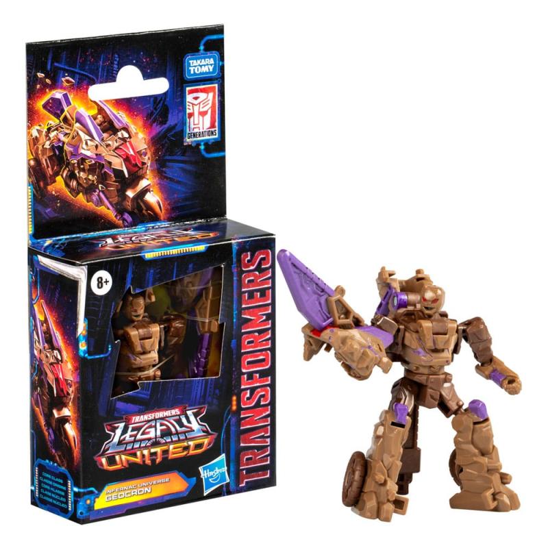 Transformers Generations Legacy United Core Class Action Figure Infernac Universe Geocron 9 cm