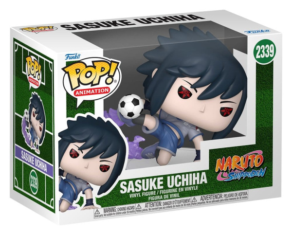 Naruto Soccer POP! Football Vinyl Figure Sasuke 9 cm 1