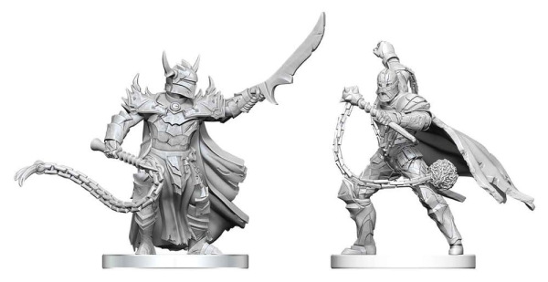 Pathfinder Battles Deep Cuts Unpainted Miniature Scourge & Chain Hellknights 14 cm