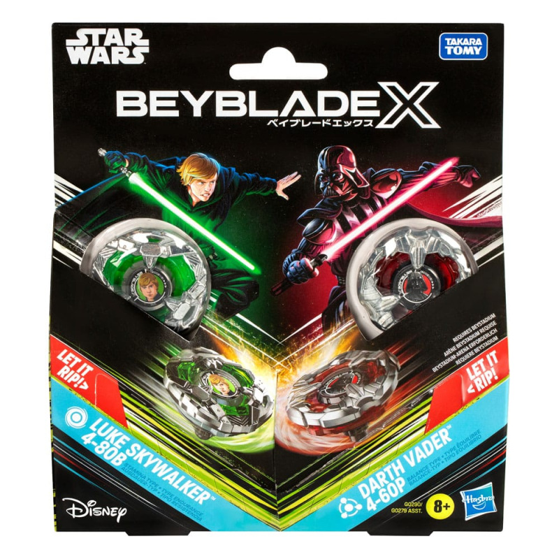 Beyblade X and Star Wars Collab Luke Skywalker 4-80B vs. Darth Vader 4-60B 3
