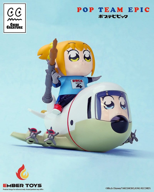 Pop Team Epic Chibi Creature Vinyl Figures 2-Pack POPUKO & PIPIMI: Skeleton Competition Ver. 3