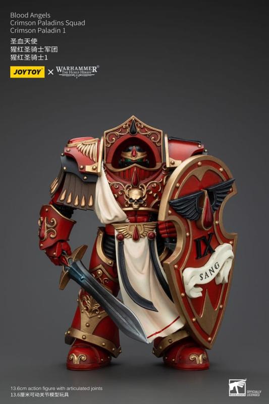 Warhammer The Horus Heresy Action Figure 1/18 Blood Angels Crimson Paladins Squad Crimson Paladin 1