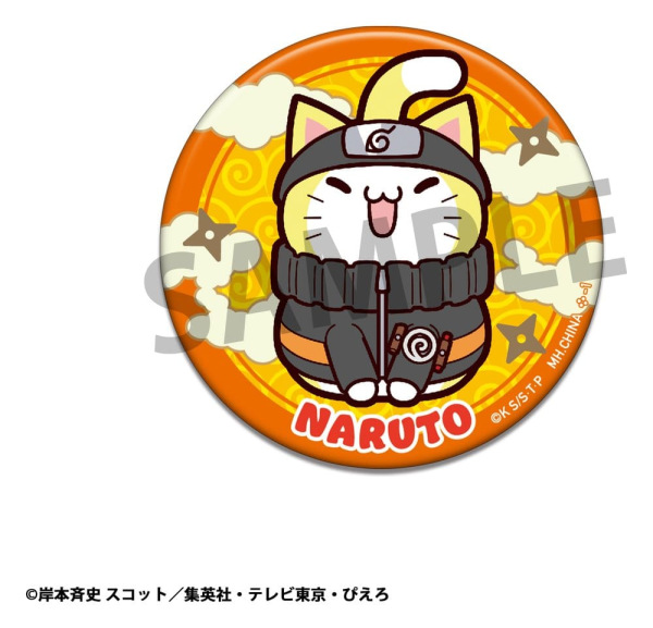 Naruto Shippuden Mega Cat Project Nyaruto! Enamel Pins Collection 2 6 cm Blind Box Assortment (16) 1