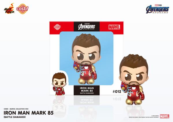 Avengers: Endgame Cosbi Mini Figure Iron Man Mark 85 (Battle) 8 cm 1