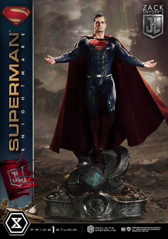 Zack Snyder's Justice League Real Elite Masterline Series Statue 1/3 Superman Knightmare Color Editi 12