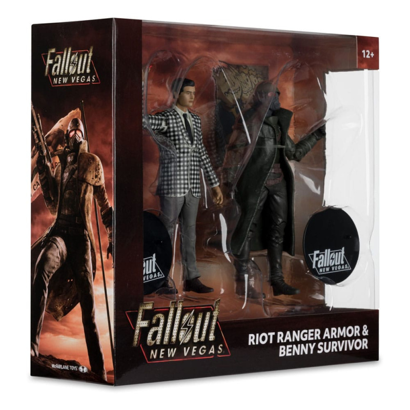 Fallout: New Vegas Statue 2-Pack Riot Ranger Armor & Benny Survivor 18 cm 8