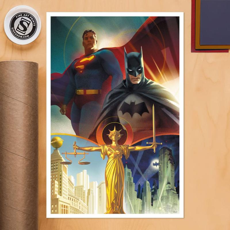 DC Comics Art Print Batman & Superman: World's Finest 41 x 61 cm - unframed