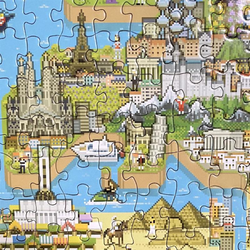 8-Bit Pixel Puzzle World Level 3 1000 Pieces 1