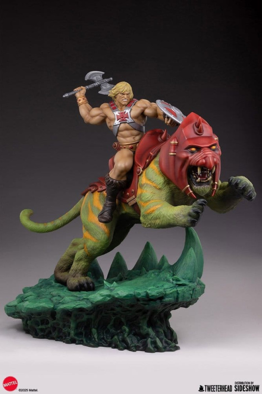 Masters of the Universe 1/4 Figure He-Man & Battle Cat 76 cm 7
