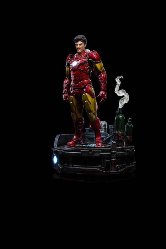 Marvel Deluxe Art Scale Statue 1/10 Iron Man Unleashed 23 cm 5