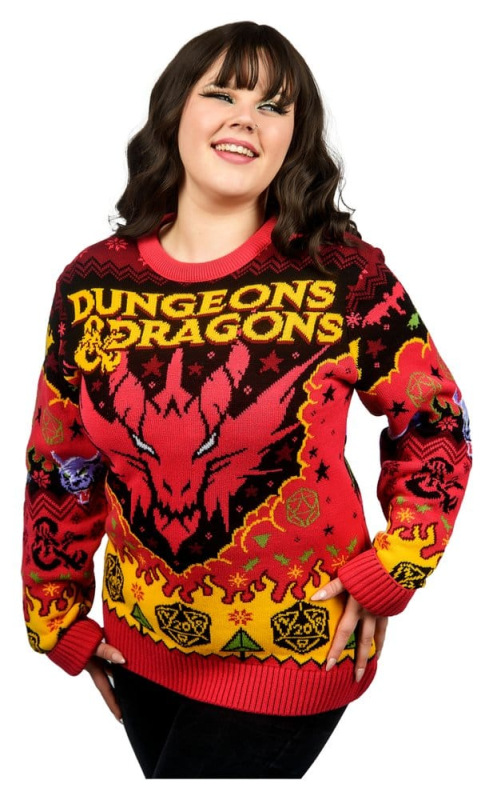 Dungeons & Dragons Christmas Sweater Size S 4