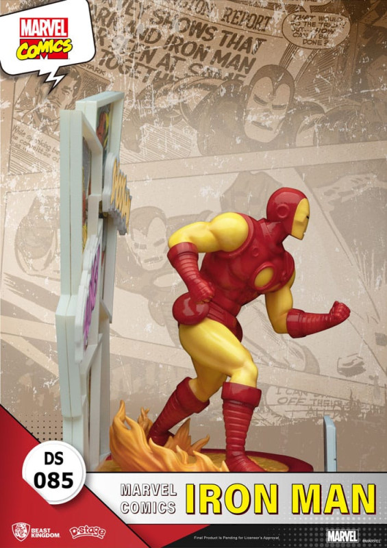 Marvel Comics D-Stage PVC Diorama Iron Man 16 cm 5