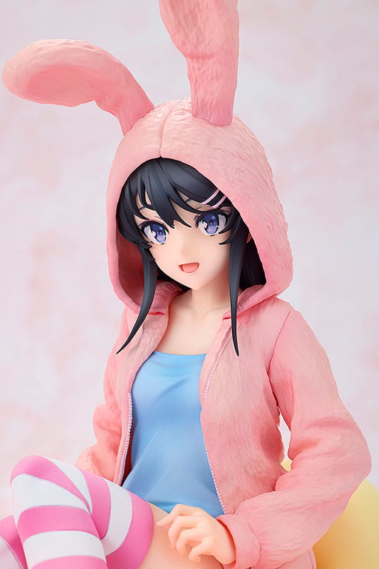 Rascal Does Not Dream of a Knapsack Kid PVC Statue 1/7 Mai Sakurajima Hoodie Look Rabbit Ears Ver. 1 6