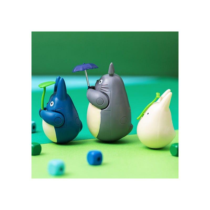 My Neighbor Totoro Round Bottomed Figurine Small Totoro with leaf 5 cm