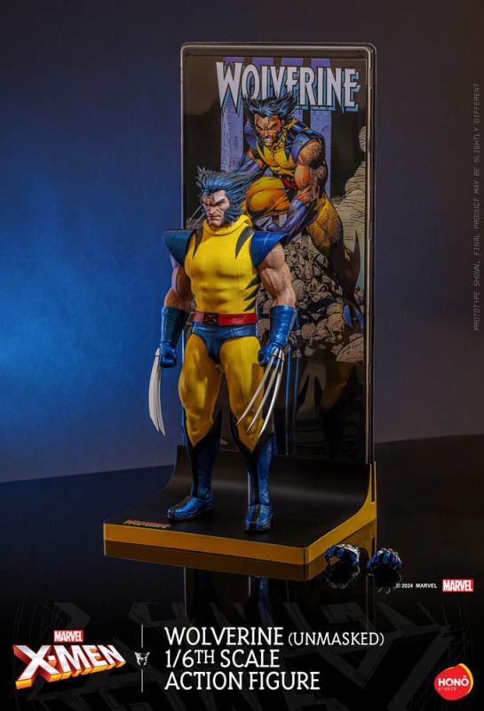 Marvel X-Men Action Figure 1/6 Wolverine (Unmasked) 28 cm