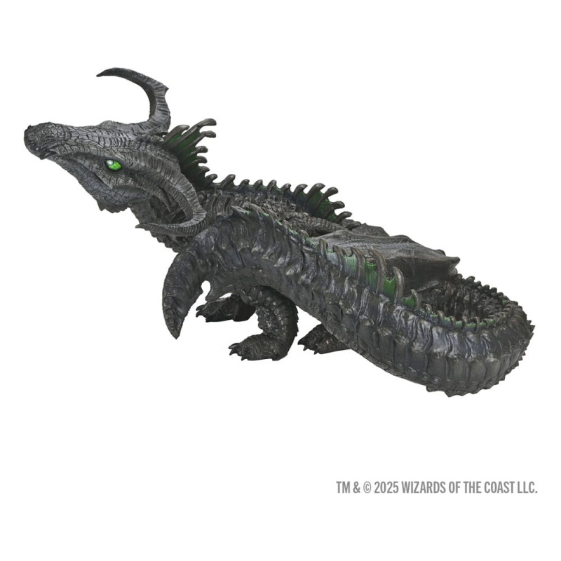 D&D Replicas of the Realms Life-Size Foam Figure Black Dragon Wyrmling 46 cm 3