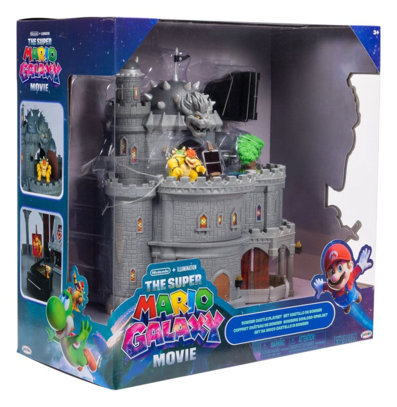 The Super Mario Galaxy Movie Deluxe Playset with 1 Mini Figure Bowser Castle 3
