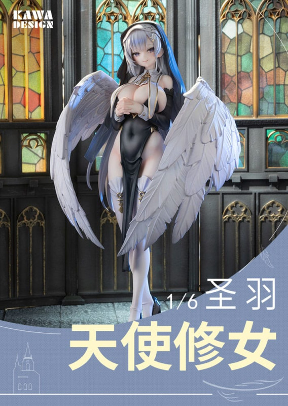 Original Character PVC Statue 1/6 Angel Sister Holy Wing Deluxe Edition 28 cm 3