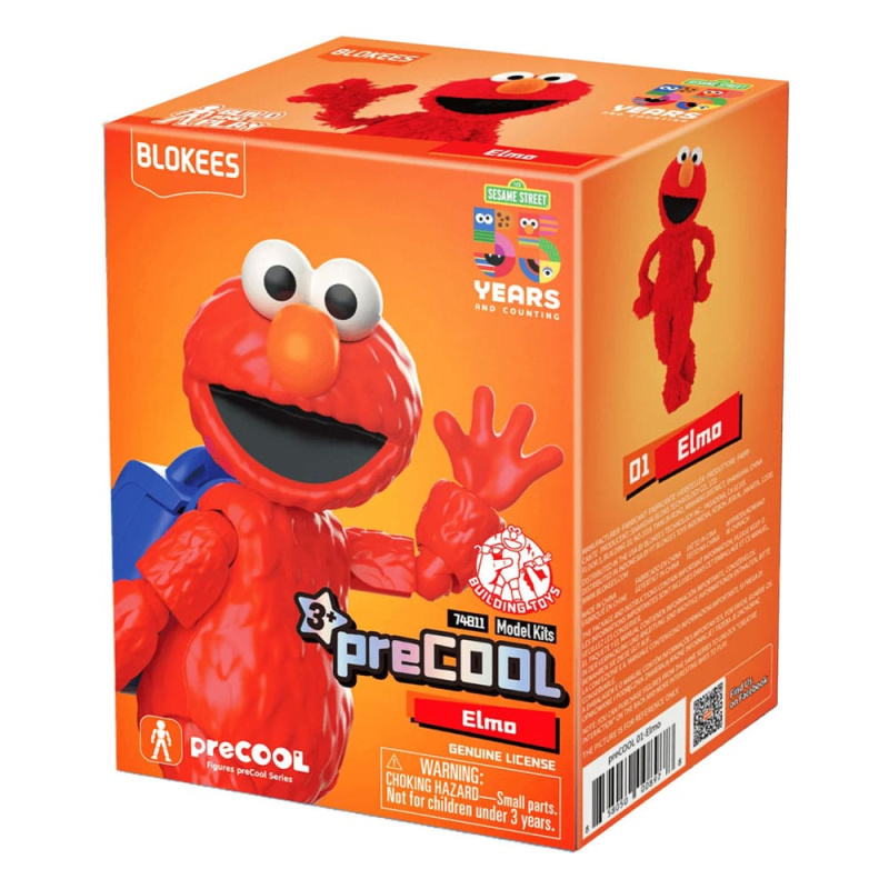 Sesame Street Blokees PreCool Series 1 Plastic Model Kit 01 Elmo 12 cm 1