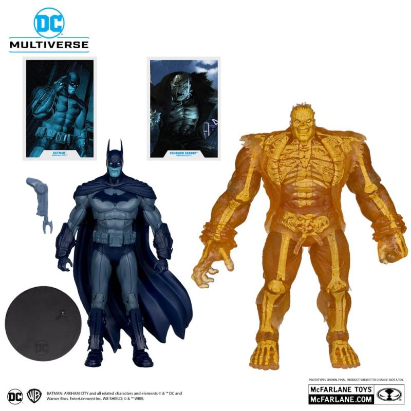 Arham City DC Multiverse Action Figure 2-Pack Batman & Solomon Grundy (Gold Label) 18 cm