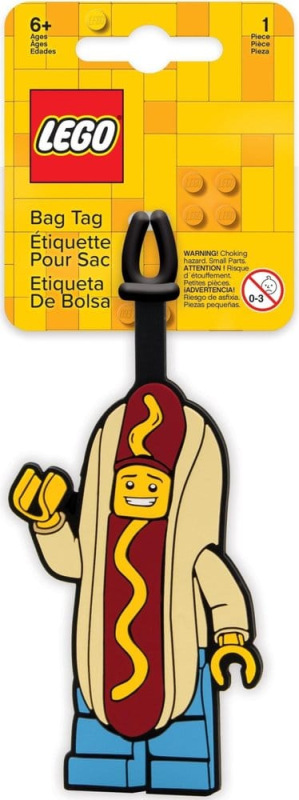Lego Bag Charm Hot Dog Guy 1