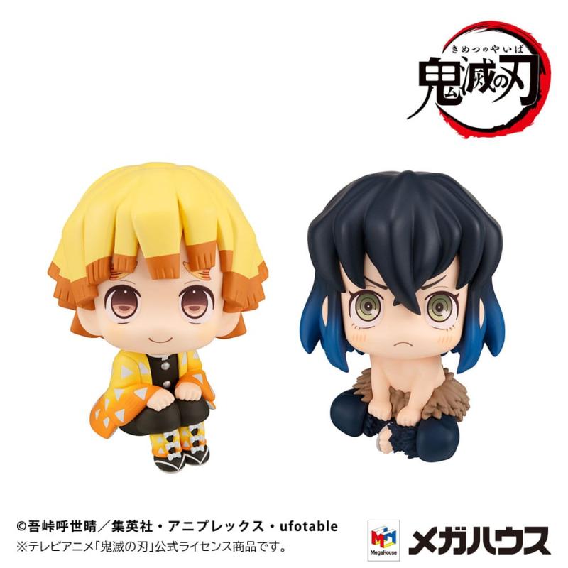 Demon Slayer: Kimetsu no Yaiba Look Up PVC Statue Zenitsu Agatsuma Smile Ver. & Inosuke Hashibira Bo