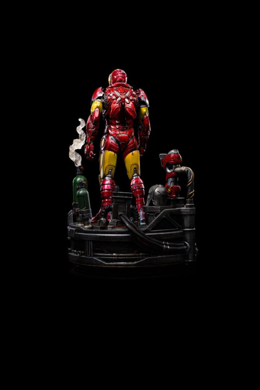Marvel Deluxe Art Scale Statue 1/10 Iron Man Unleashed 23 cm 8