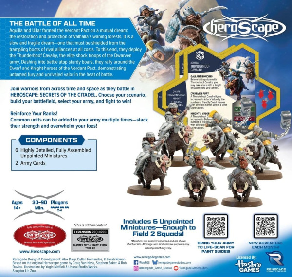 Heroscape Army Expansion Thunderhoof Calvary Standard Edition *English Version* 3