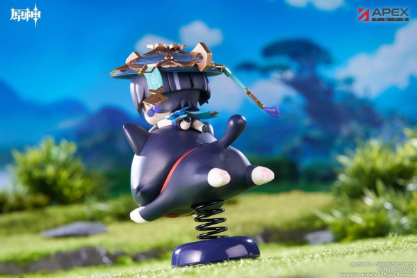 Genshin Impact Chibi Chara Yurayura Stand PVC Figure Wanderer 11 cm 3