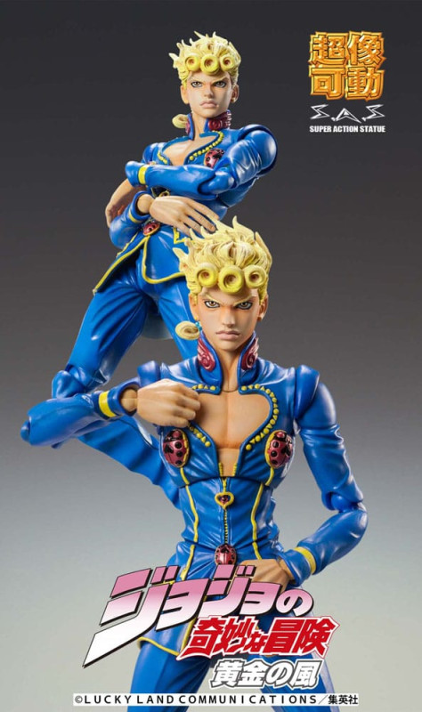 JoJo's Bizarre Adventure Part 5: Golden Wind Action Figure Chozokado Giorno Giovanna Second 15 cm 2
