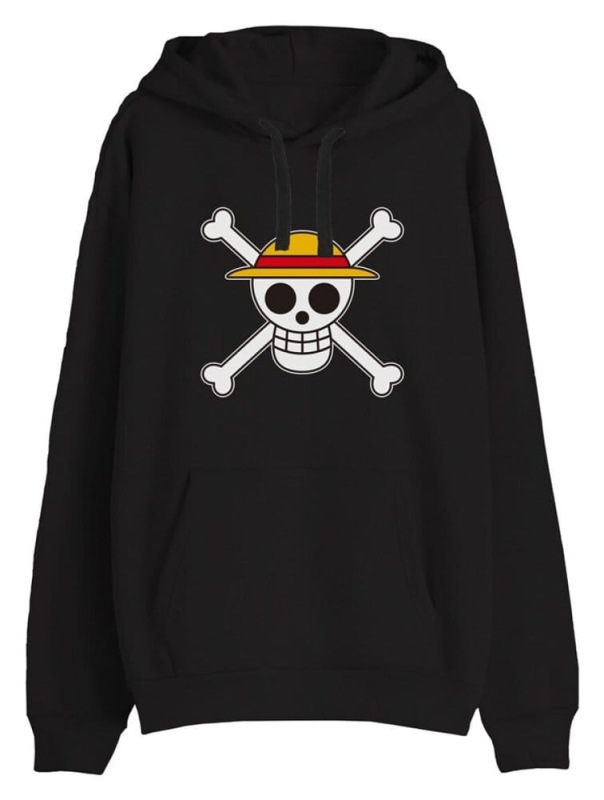 One Piece Sweater Skull Black Size L 1