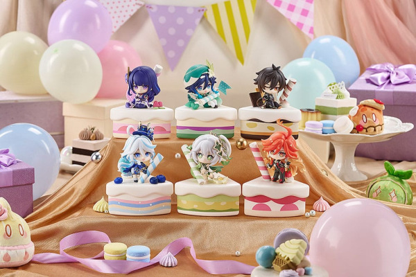 Genshin Impact Wondrous Travels Series Figure Venti Chibi 12 cm 1