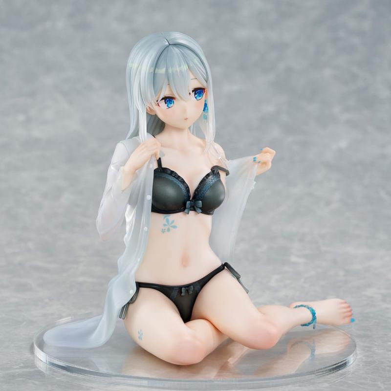 Original Character PVC Statue 1/7 Silver-Haired Girl Sky Blue Morning Special Outfit Ver. by Fuumi I